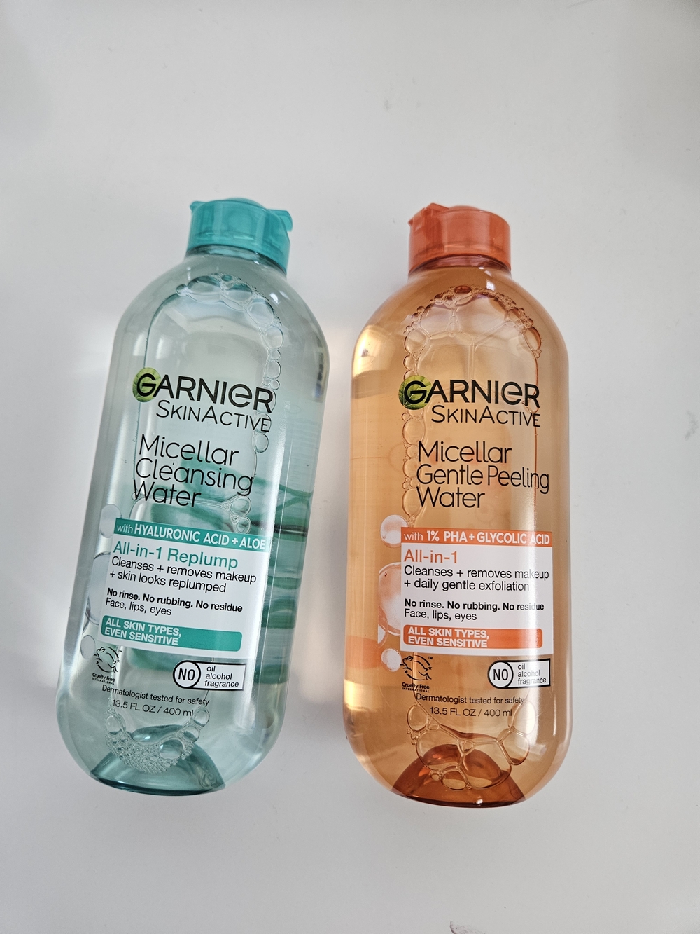 Garnier SkinActive Micellar Cleansing Water Duo — Teal & Orange